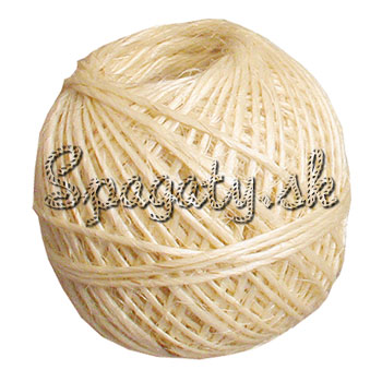 Špagát sisalový, priemer 2 mm, 120 m Špagát sisalový, priemer 2 mm, 120 m